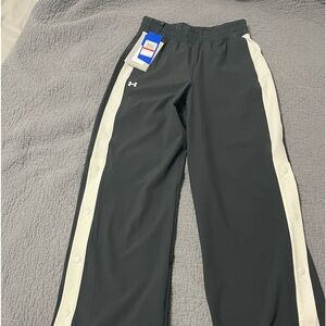 NWT snap wide leg track pants